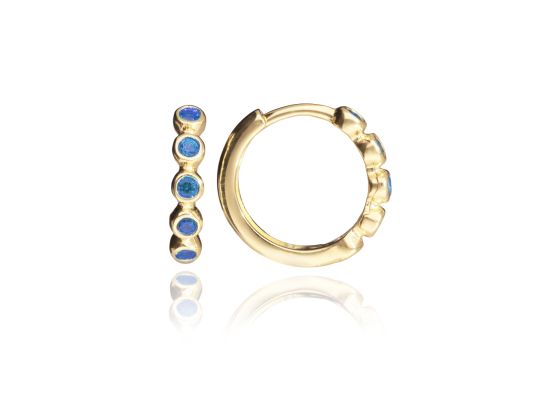 MOISS náušnice ze žlutého zlata