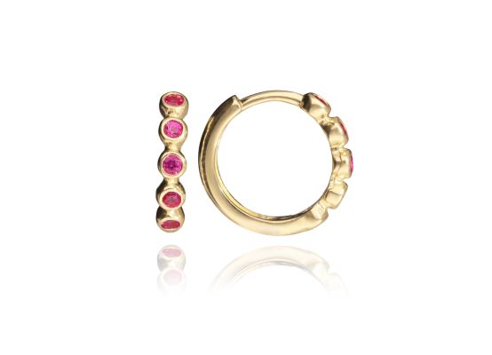 MOISS náušnice ze žlutého zlata