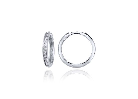 MOISS náušnice z bílého zlata