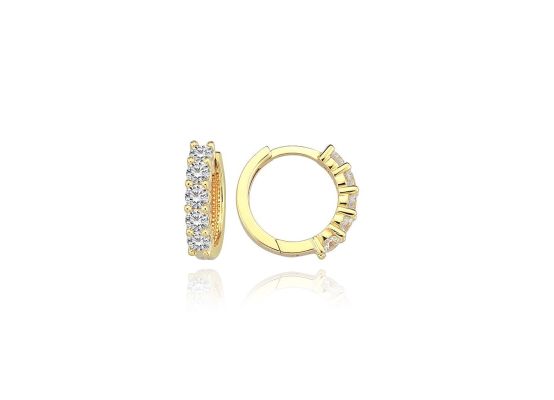 MOISS náušnice ze žlutého zlata