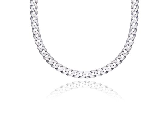 MOISS stříbrný řetízek FLAT CURB