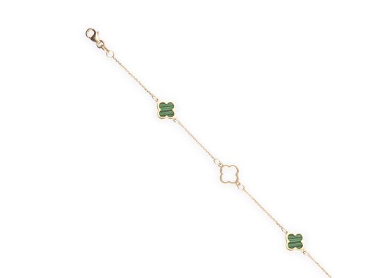 MOISS náramek ze žlutého zlata na nohu