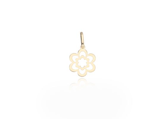 MOISS přívěsek ze žlutého zlata KVĚTINA