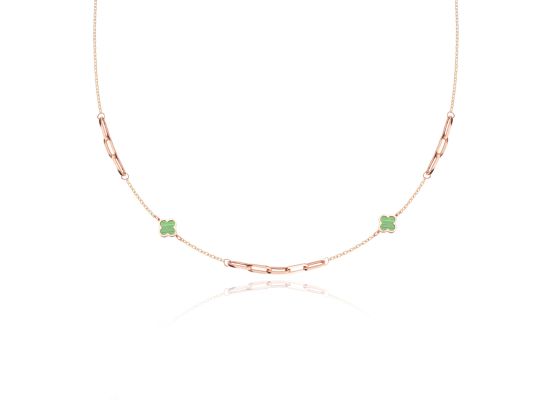 MOISS náhrdelník z růžového zlata