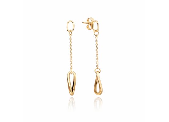 MOISS náušnice ze žlutého zlata