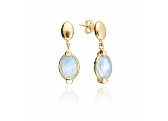 MOISS náušnice ze žlutého zlata