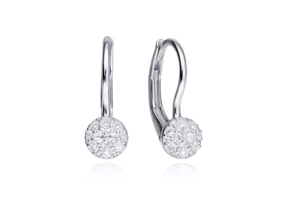 MOISS náušnice z bílého zlata