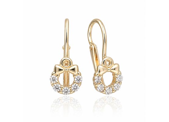 MOISS náušnice ze žlutého zlata MAŠLE