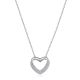 MOISS stříbrný náhrdelník SRDCE