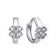 MOISS stříbrné náušnice ČTYŘLÍSTEK