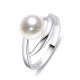 MOISS perlový stříbrný prsten