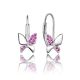MOISS stříbrné náušnice MOTÝL