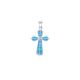 MOISS opálový stříbrný přívěsek KŘÍŽEK