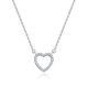 MOISS stříbrný náhrdelník SRDCE