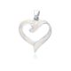 MOISS opálový stříbrný přívěsek SRDCE