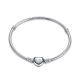 MOISS stříbrný náramek na korálek SRDCE