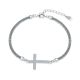 MOISS stříbrný náramek KŘÍŽ