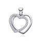 MOISS stříbrný přívěsek SRDCE
