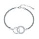 MOISS stříbrný náramek KRUHY