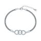 MOISS stříbrný náramek KRUHY