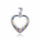 MOISS stříbrný přívěsek SRDCE