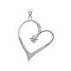 MOISS stříbrný přívěsek SRDCE