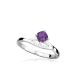 MOISS stříbrný prsten AMETYST
