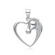 MOISS stříbrný přívěsek SRDCE