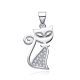 MOISS stříbrný přívěsek KOČKA