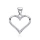 MOISS stříbrný přívěsek SRDCE