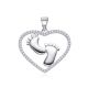 MOISS stříbrný přívěsek SRDCE