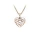 MOISS stříbrný přívěsek SRDCE ROSE