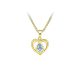 MOISS stříbrný přívěsek TOPAZ GOLD