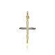 MOISS přívěsek ze žlutého zlata KŘÍŽ