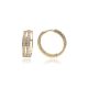 MOISS náušnice ze žlutého zlata