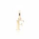 MOISS přívěsek ze žlutého zlata PÍSMENO F