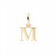 MOISS přívěsek ze žlutého zlata PÍSMENO M