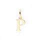 MOISS přívěsek ze žlutého zlata PÍSMENO P