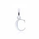 MOISS přívěsek z bílého zlata PÍSMENO C