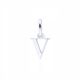 MOISS přívěsek z bílého zlata PÍSMENO V