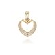 MOISS přívěsek ze žlutého zlata SRDCE