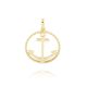 MOISS přívěsek ze žlutého zlata KOTVA