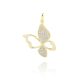 MOISS přívěsek ze žlutého zlata MOTÝL