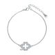 MOISS stříbrný náramek ČTYŘLÍSTEK