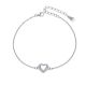 MOISS stříbrný náramek SRDCE