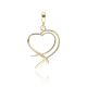 MOISS přívěsek ze žlutého zlata SRDCE