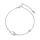 MOISS stříbrný náramek KRUHY