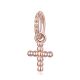 MOISS stříbrný přívěsek KŘÍŽEK ROSE