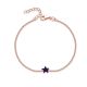 MOISS stříbrný náramek HVĚZDA ROSE