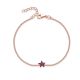 MOISS stříbrný náramek HVĚZDA ROSE